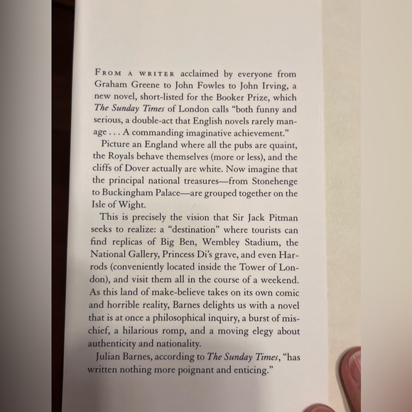 England-A Novel by Julian Barnes - Picture 5 of 5